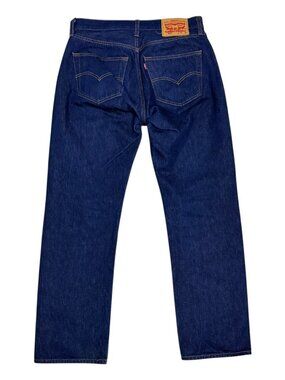 LEVI'S 501 Medium Wash Straight Leg Designer Denim Jeans Pants Mens 32x32